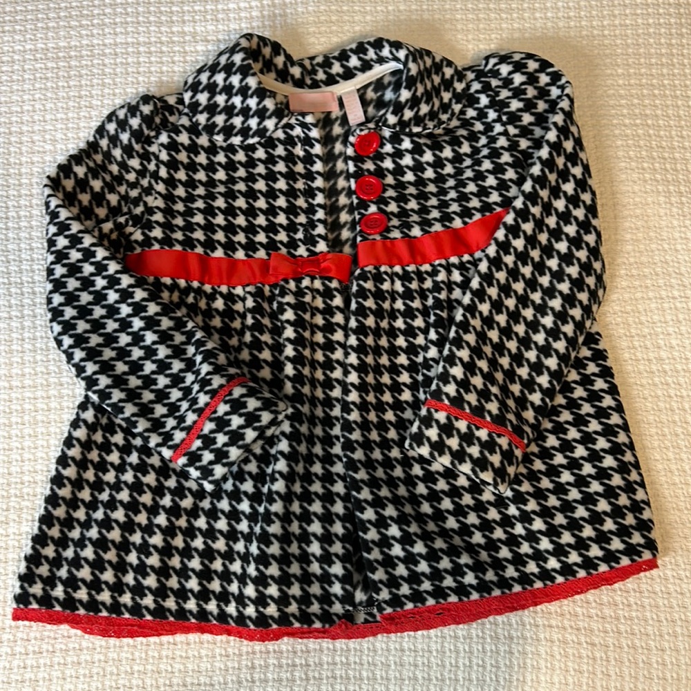Houndstooth dress coat, size 6